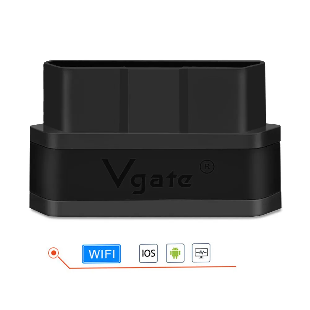 Оригинальный Автомобильный диагностический инструмент Vgate ICar2 Wifi OBD2 ELM327 для IPhone