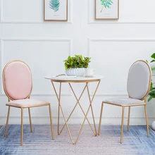 Розовый скандинавский обеденный стул дешевый светильник экстравагантный макияж стул стулья для ресторана; современный дизайн мебель для гостиной Cadeira кресло