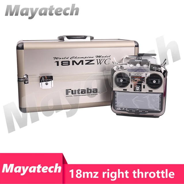 FUTABA 18MZ WC 18 канальный пульт дистанционного управления чемпион мира версия с R7008SB приемник - Цвет: right throttle