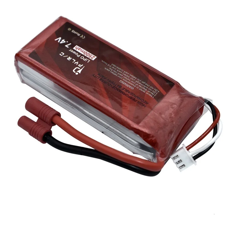 7,4 v 2500mAh 45C Lipo батарея для радиоуправляемого автомобиля 12428 12423 2S 903480 7,4 V батарея для Syma X8C X8W X8G X8 Rc дроны Запчасти для квадрокоптера