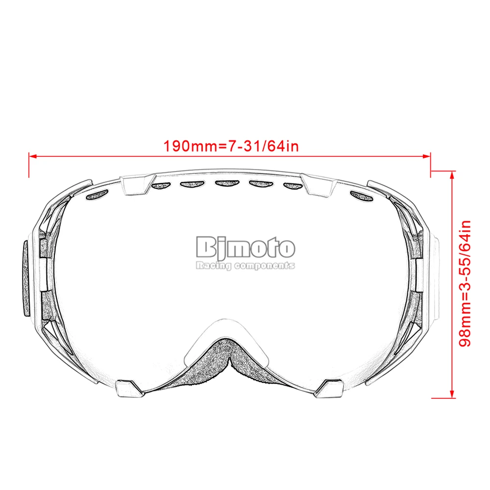BJMOTO зимние ветрозащитные очки для сноуборда, лыжные очки для мужчин и женщин, лыжные очки UV400, противотуманные лыжные очки, очки для сноубординга