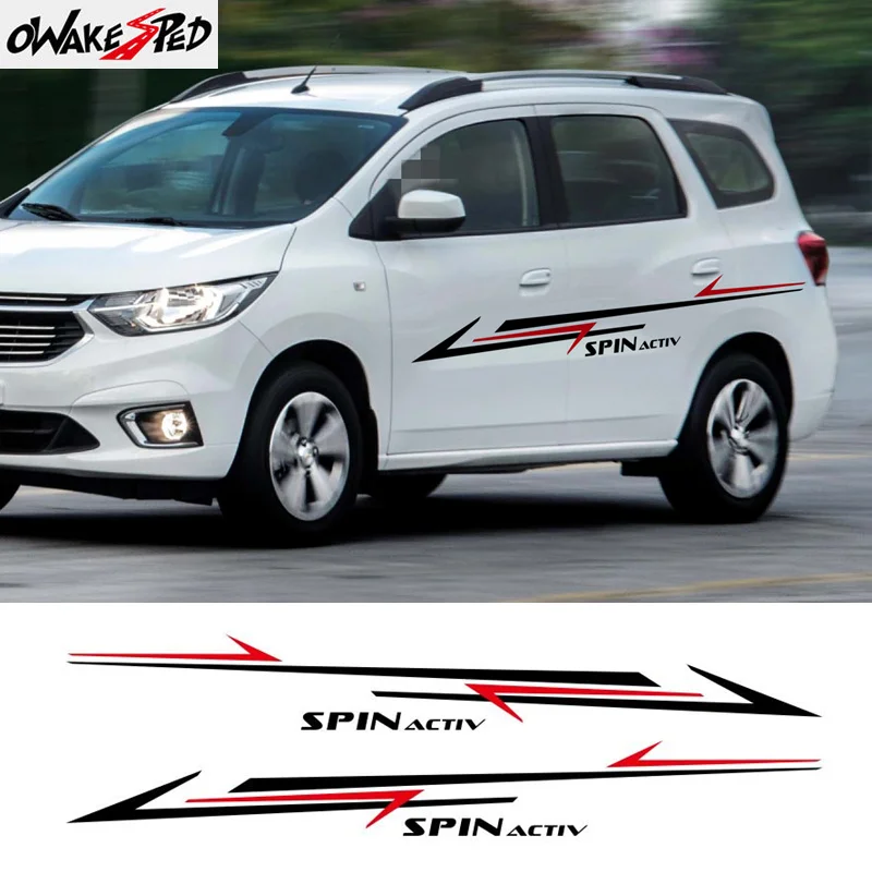 Наклейки на автомобильные двери виниловые наклейки для Chevrolet Spin магнитные