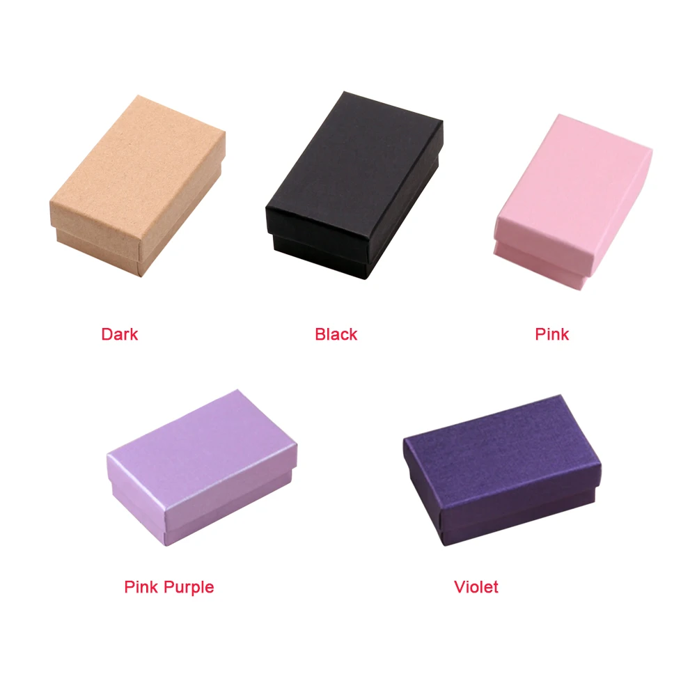 24 шт Ожерелье Органайзер прямоугольные домашние кольца чехол для путешествий