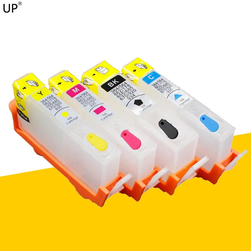 

UP Refillable Ink Cartridges Compatible For HP 934 935 Officejet pro 6230 6830 6835 6812 6815 6820 Printer