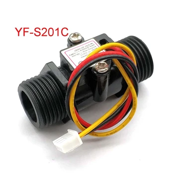 

Water Flow Meter Flowmeter Hall Flow Sensor Indicator Counter Caudalimetro G1/2 0.5-25L/min 1.2MPa F=6*Q Flow Sensor