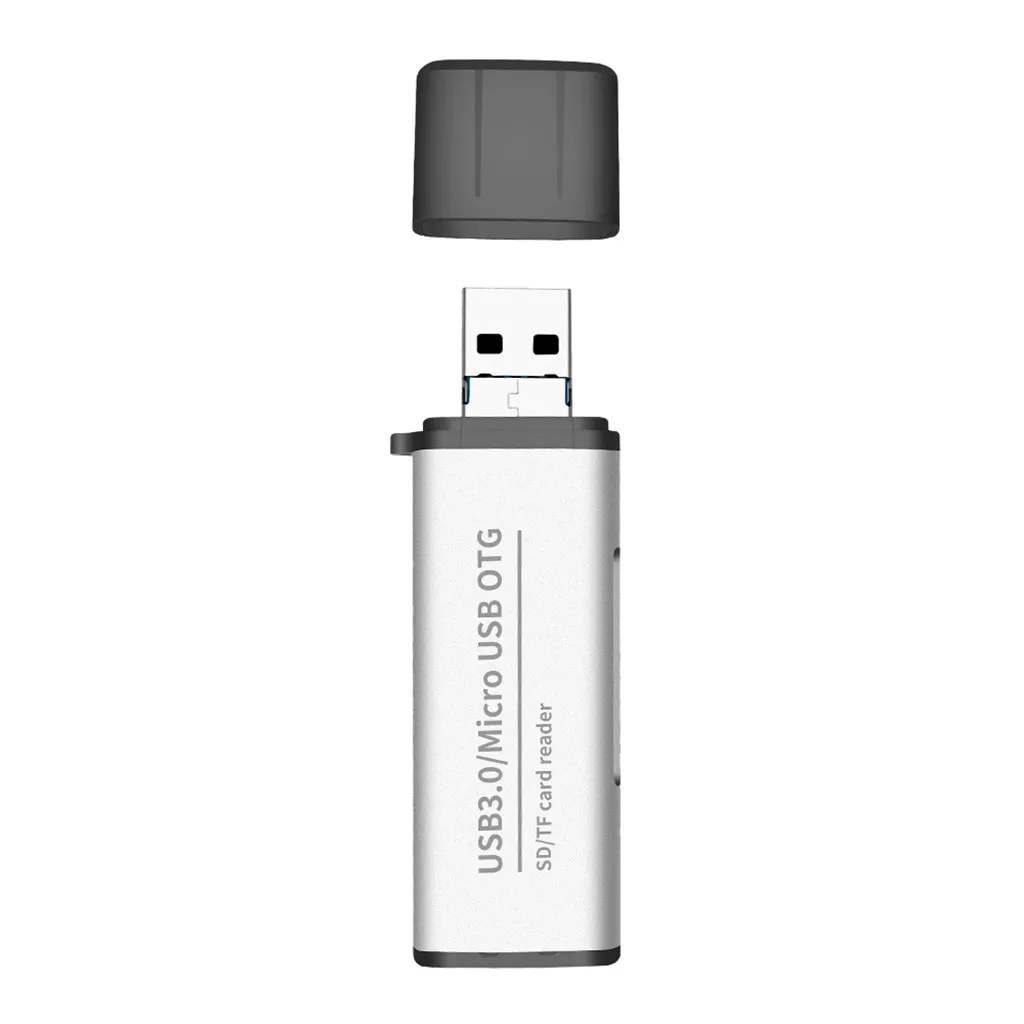 Кард-ридер портативный OTG Многофункциональный кард-ридер USB 3,0/Micro USB TF sd-карта адаптер Телефон блок вилка быстрые карты Read-L819
