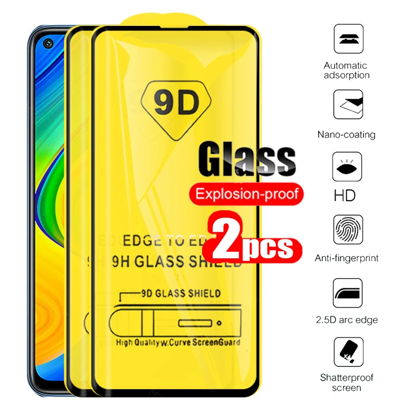 Защитное стекло 9D для Xiaomi Redmi Note 9 Защитная пленка экрана Xaomi 6 53 | Мобильные