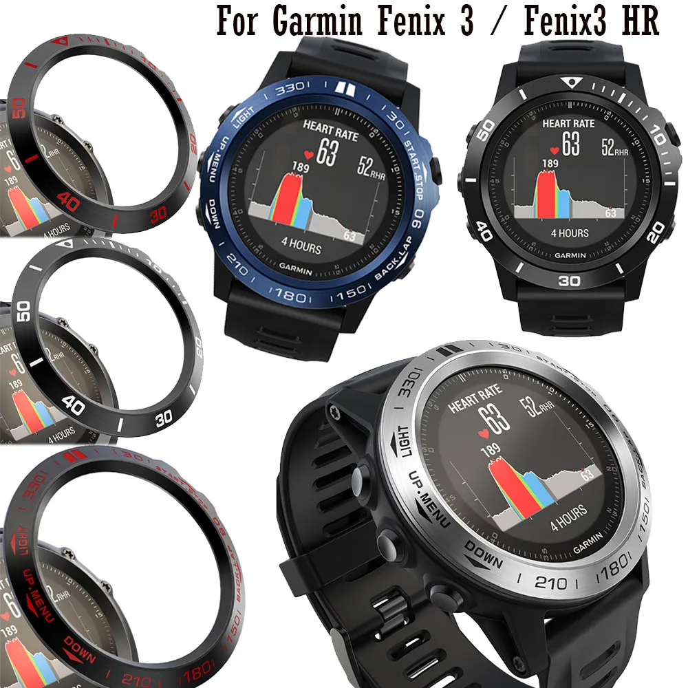 For Garmin Fenix Fenix HR Frame Stainless steel Smartwatch
