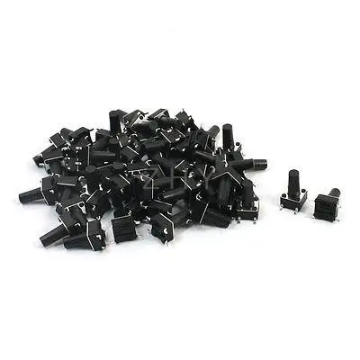 

55Pcs Momentary Tact Tactile Push Button Switch 6x6x11mm 4-pin SMD