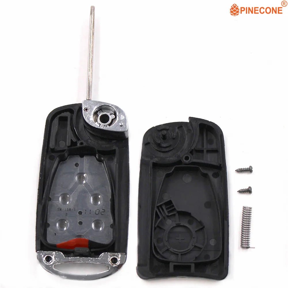 PINECONE для Chrysler Dodge Jeep OHT692713AA дистанционный ключ автомобильный Стайлинг модифицированный 4+ 1 кнопки Автомобильный Брелок чехол