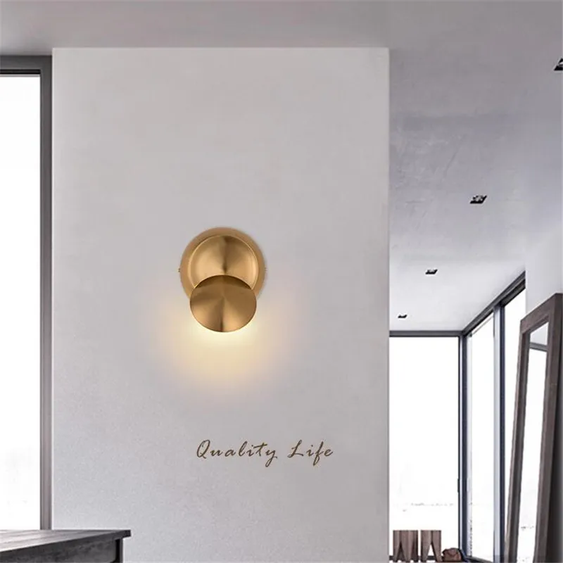 Rotatable Wall Lamp Bedroom Foyer Study Wall Light Decorative Light Hotel Restaurant Cafe Hallway Indoor Bath Light