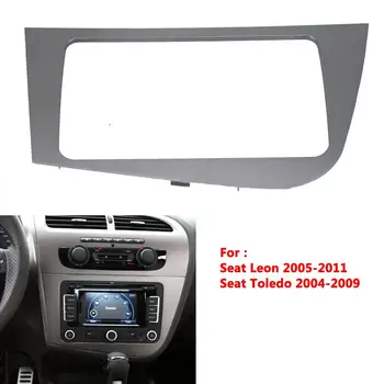 

For Seat Leon/Toledo Audio Modification DVD Panel Frame Bracket Left Hand Drive 2DIN Panel Fascias Frame Upgrade Frame Panel