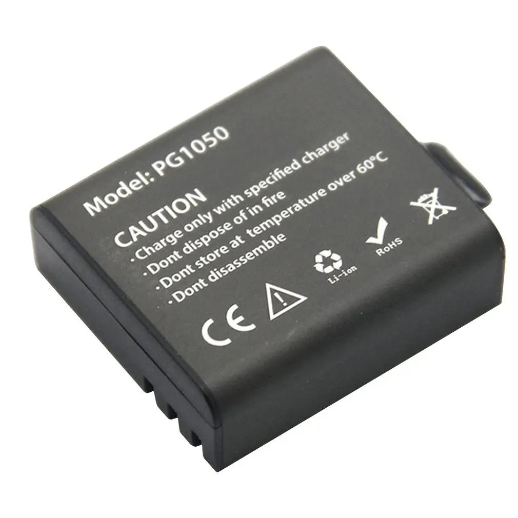 

Usb Dual Charger + 2 Pcs 1050 Mah Rechargeable Li-Ion Camera Battery For Eken H9 H9 Pro Sport Action Camera