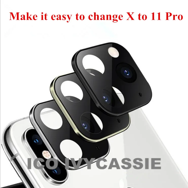 Сменный на 11/11Pro/11Pro объектив камеры для iPhone X/XS/MAX металлический сплав стекло