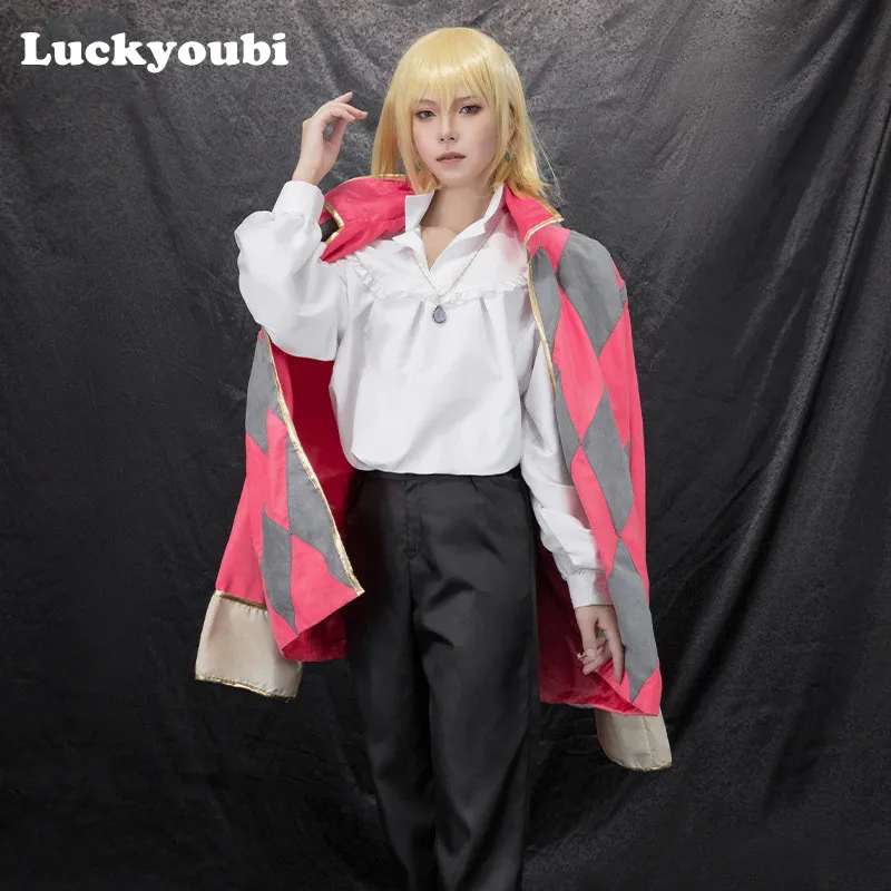 

Anime Howl's Moving Castle Howl Cosplay Costume Halloween Outfit for Man Howl Cosplay Uniform Full Set