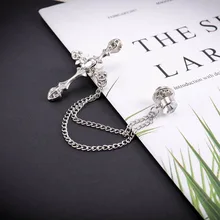 [Рисунок Oumuli] Европа и Америка Горячая Распродажа длинная брошь выбор стиль крест аксессуары для моделирования