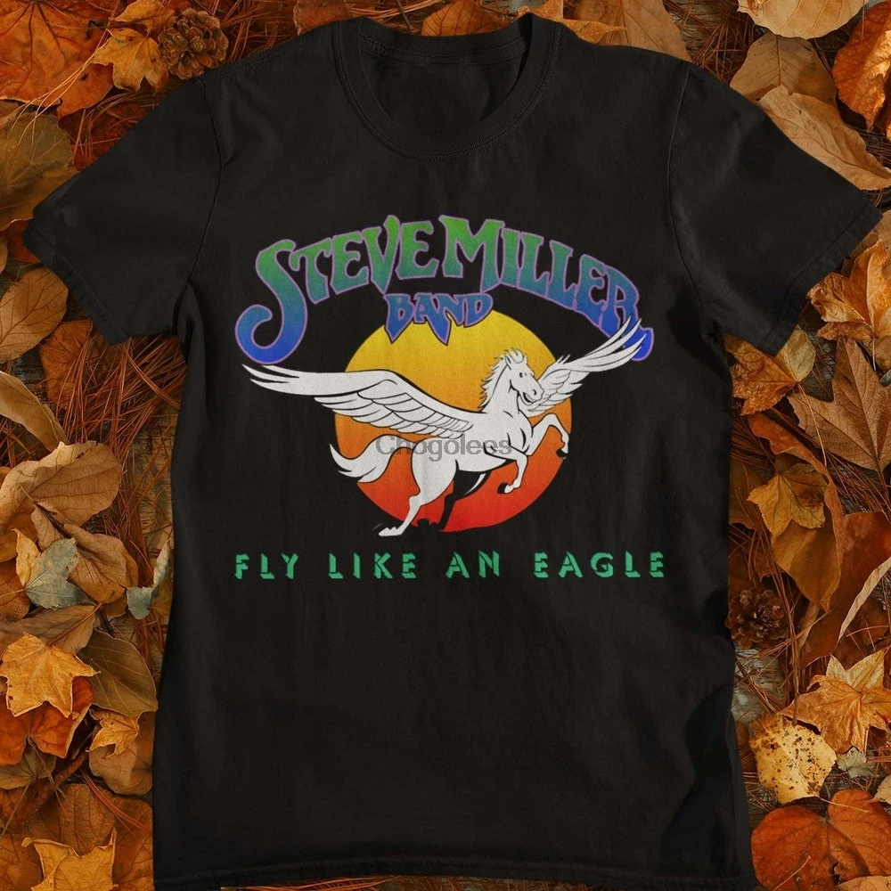 Винтажная рубашка для путешествий винтажная 1993 s Стив Миллер группа (Fly Like An Eagle) |