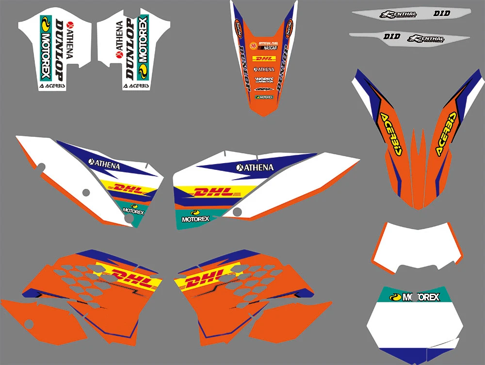 SX SXF 2007-2010 наклейка для KTM 125 150 200 250 300 350 400 450 525 SX-F Стикеры EXC EXCF XCF 2008-2011 2008 2009 2010 |