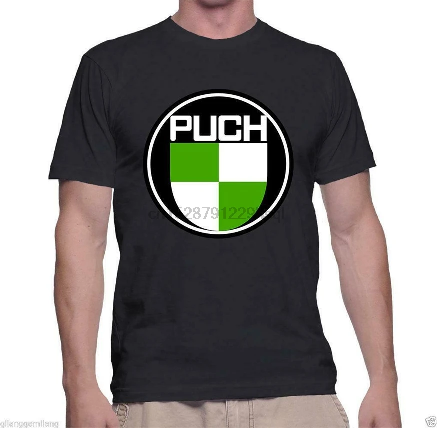 Puch Emblem Patch Classic Motorcycle Motocross Bicycles Moped Usa Size T-Shirt Top Quality Tee Shirt | Мужская одежда
