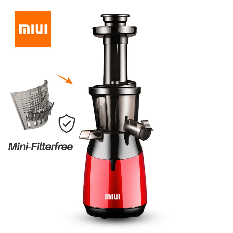 

Cold Press juicer 48rm slow masticate extractor easy Clean Mini-filterfree innovat patent Quiet Motor Higher Juicer Yield MIUI