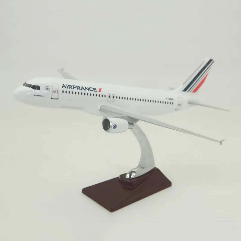 

37CM 1/150 scale Airbus 320 A320 Air France airplane model toys airlines aircraft diecast plastic alloy plane gifts for kids
