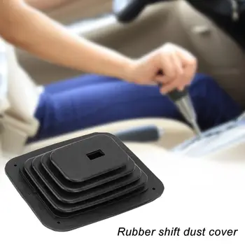 

Car Shift Dust Shield For Hurst Rubber Shifter Boot With Chrome Plate 5 5/8" X 6 3/4" Manual Automatic 350 Car Accessories