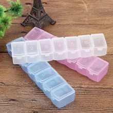 20#7 дней мини Еженедельный медицинский ящик держатель Органайзер контейнер таблетки случае