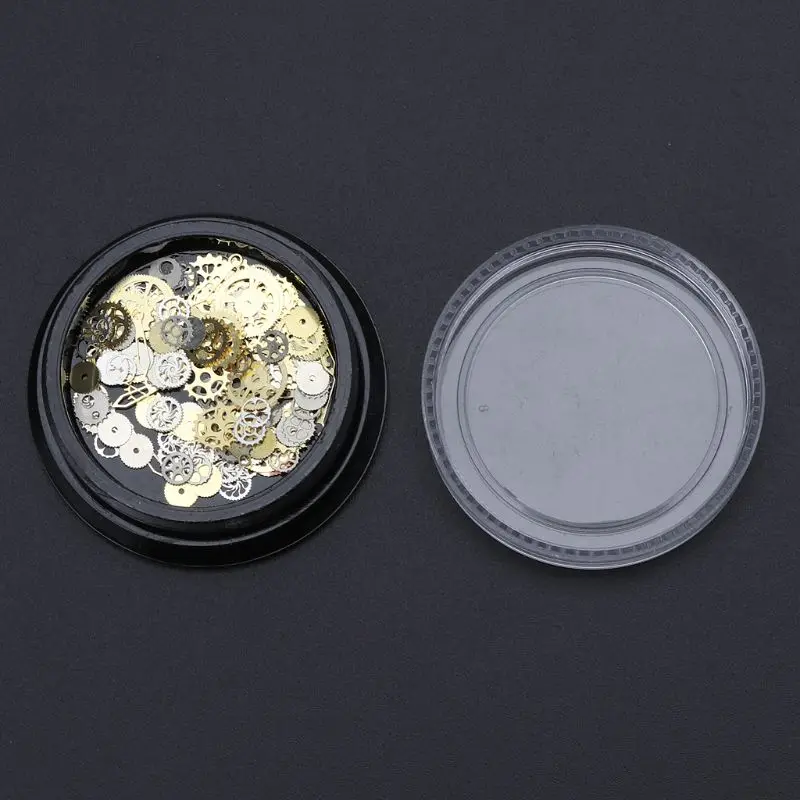 

120Pcs Mixed Steampunk Cogs Gear Clock Charm UV Frame Resin Jewelry Fillings DIY