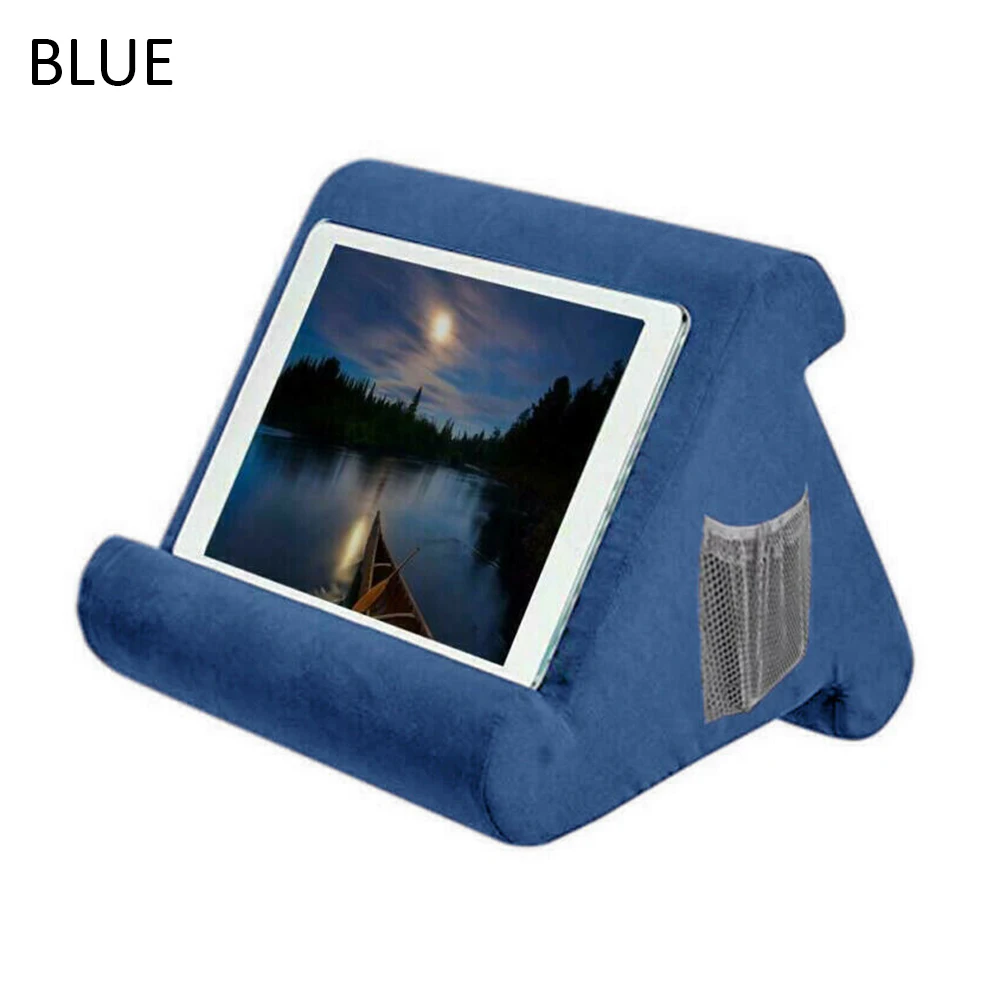 Blue Многоугольная мягкая подушка на коленях, подставка для планшета, подставка для планшета, подставка для отдыха на коленях, подушка, держатель для Ipad, смартфонов, журналов - Цвет: Blue