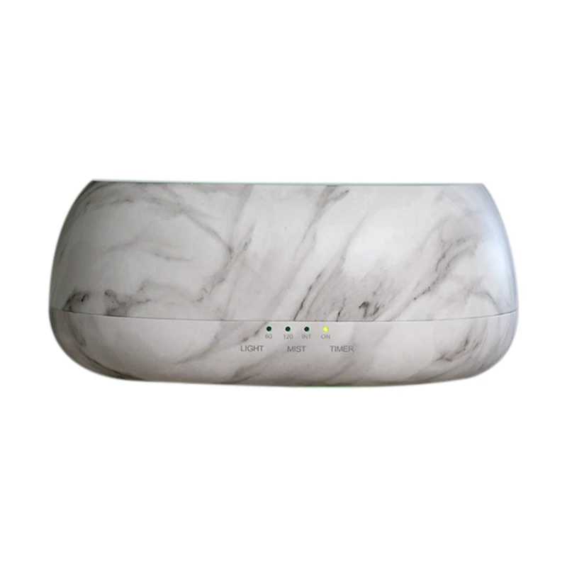 Marble Увлажнитель воздуха, диффузор эфирного масла, Красочный светодиодный ночник, мини-портативный увлажнитель для дома и офиса, штепсельная вилка европейского стандарта - Цвет: Marble