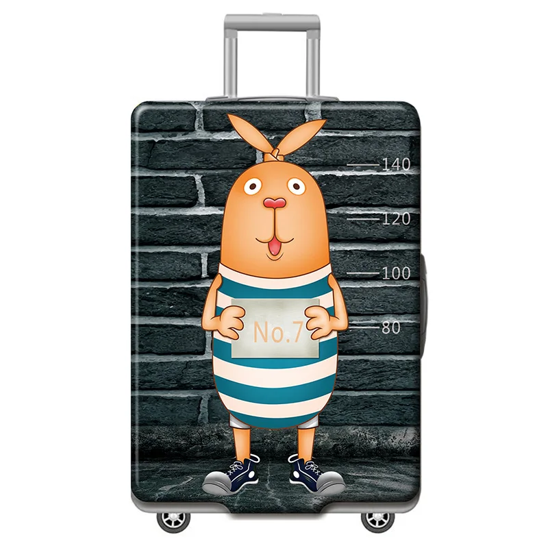 R-Luggage cover HMUNII карта мира, дизайнерский защитный чехол для багажа, Дорожный Чехол для чемодана, эластичные пылезащитные Чехлы для 18-32 дюймов, аксессуары для путешествий - Цвет: R-Luggage cover
