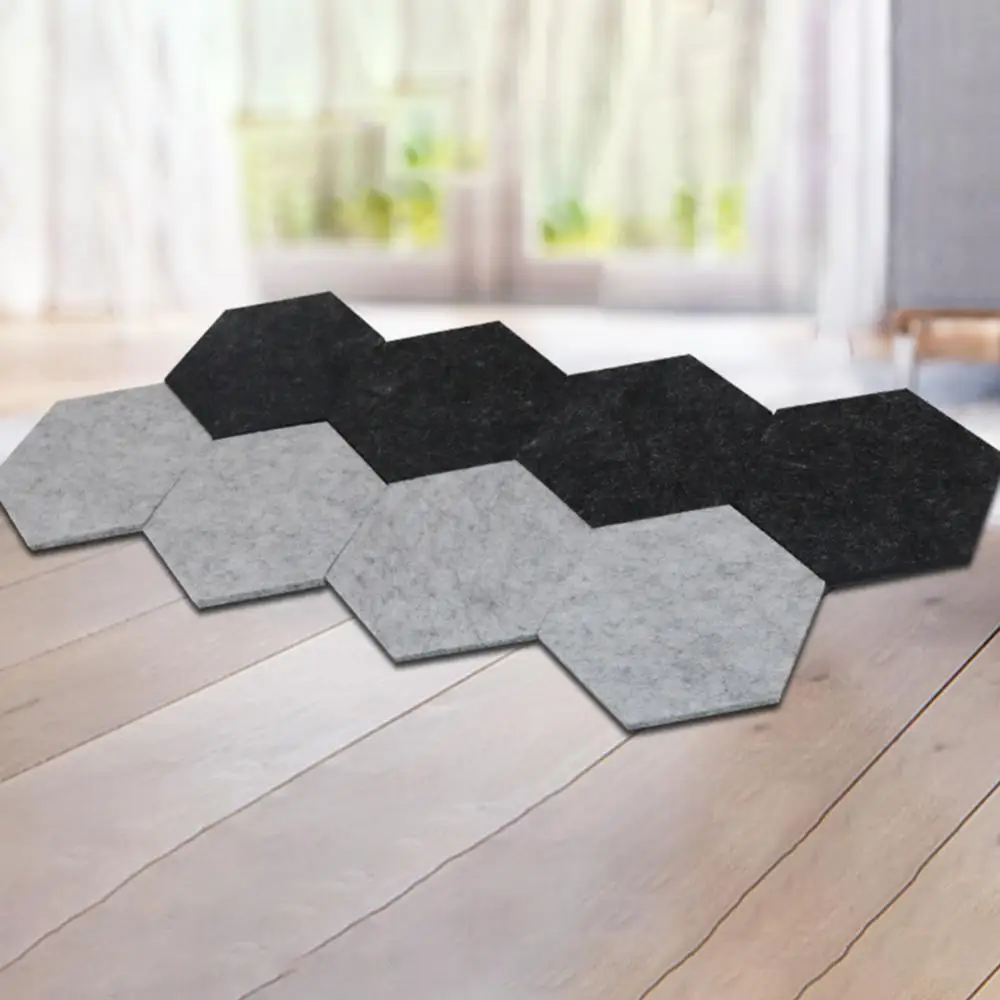 40%HOT8 pieces of felt, round, square, hexagonal, heat-insulating coaster, table protector, heat-resistant coaster, coffee, tea,