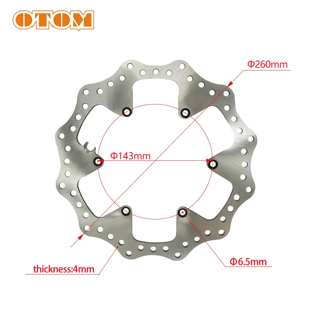 OTOM тормозной диск мотоцикла мотокросса грязи уличный велосипед передний задний 26 мм 22 мм для KTM Husqvarna
