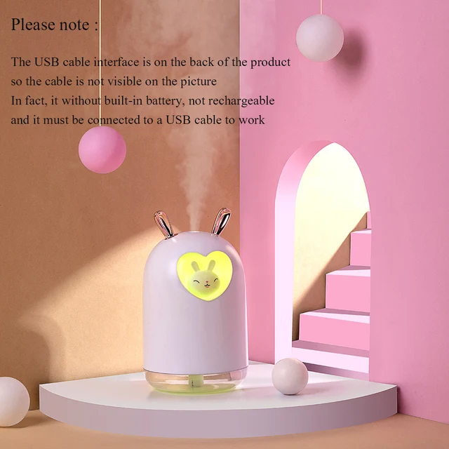 Kawaii Ultrasonic Rabbit Air Humidifier 2