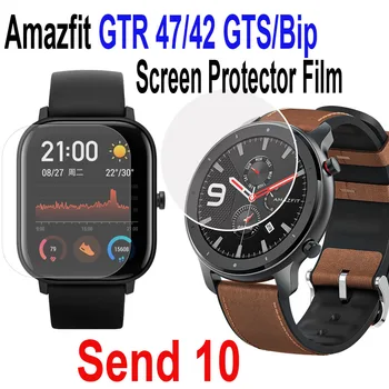 

For Xiaomi Huami Amazfit GTS/Bip/GTR 47mm/42mm Screen Protector Smart Bracelet Protection Film TPU Transparent Protective Films