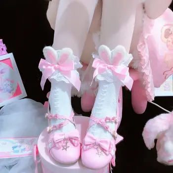 Lolita Bunny Bowknot Socks 2