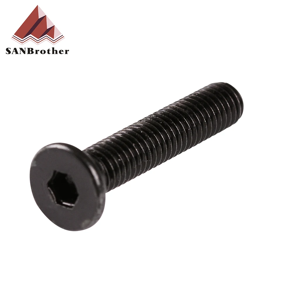 3D Printer Parts M5 Low Profile Screws M5*6/8/10/12/15/20/25/30mm black color M5 Low Profile Screws