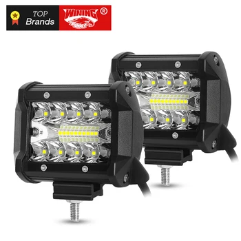 

WINING 4 Inch LED Light 18W Work Light Off-Road Vehicle Modified Top Light Searchlight Automotive Lighting Inspection Light
