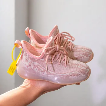 

Spring 2020 Boys Girls Lace-Up Lightweight Runner Sneakers Toddler/Little/Big Kid Walking Sport Trainers Children Fashion Shoes
