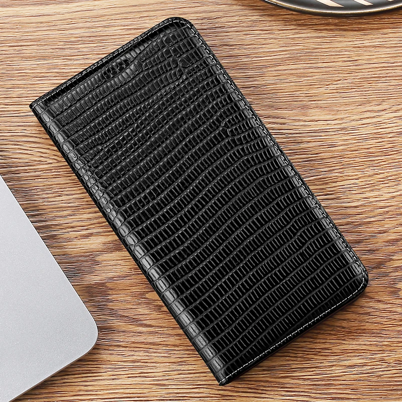 Роскошный чехол-книжка из натуральной кожи с текстурой ящерицы для UMIDIGI F1 F2 S2 S3 S5 A3