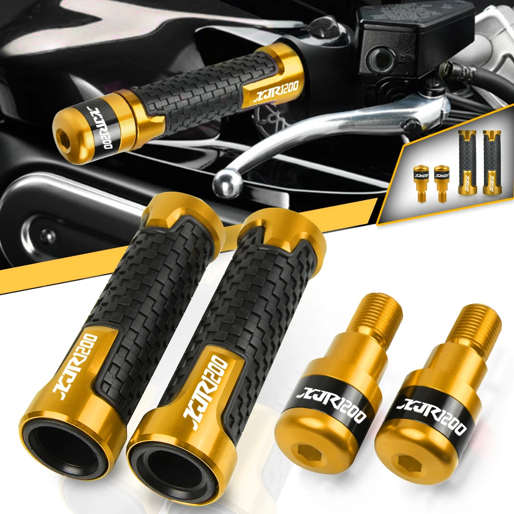 Moto Cnc Manubrio Gear Thruster Cap Plug Slider Manubrio Manopole Estremità Per Yamaha Xjr1200 Xjr 1200 1995 1996 1997 1998