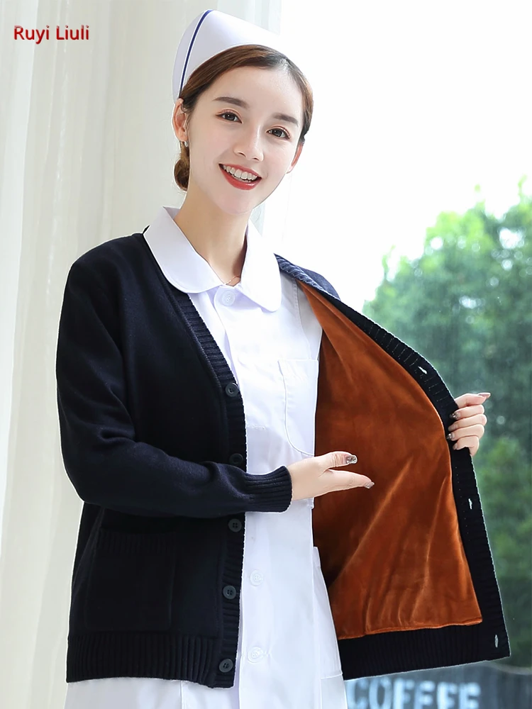 Nurse's sweater jacket cardigan nurse uniform suits