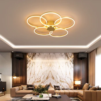 

Modern Led Ceiling Lights Living Room Bedroom Dining Room Gold/White Decor Ceiling lamp Kitchen Lighting fixtures lampy sufitowe