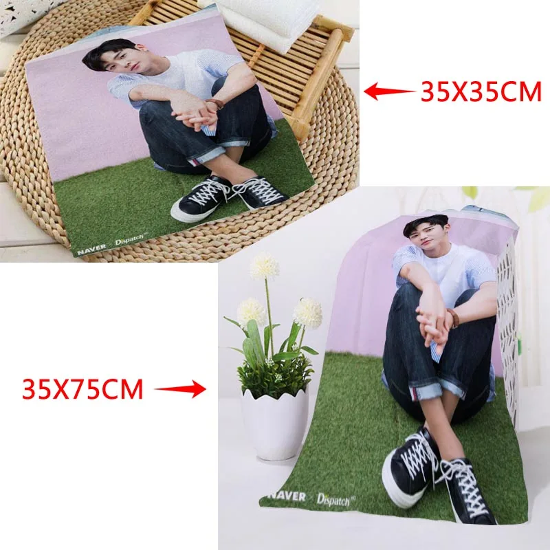 35x35 см, 35x75 см полотенца на заказ KPOP SF9 печатные квадратные полотенца микрофибра Абсорбирующая сушка банные полотенца мочалка - Цвет: 20