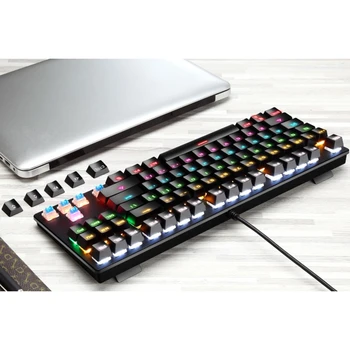 

Mechanical Keyboard 87 Keys Switch Wired Gaming Keyboards with RGB Backlight