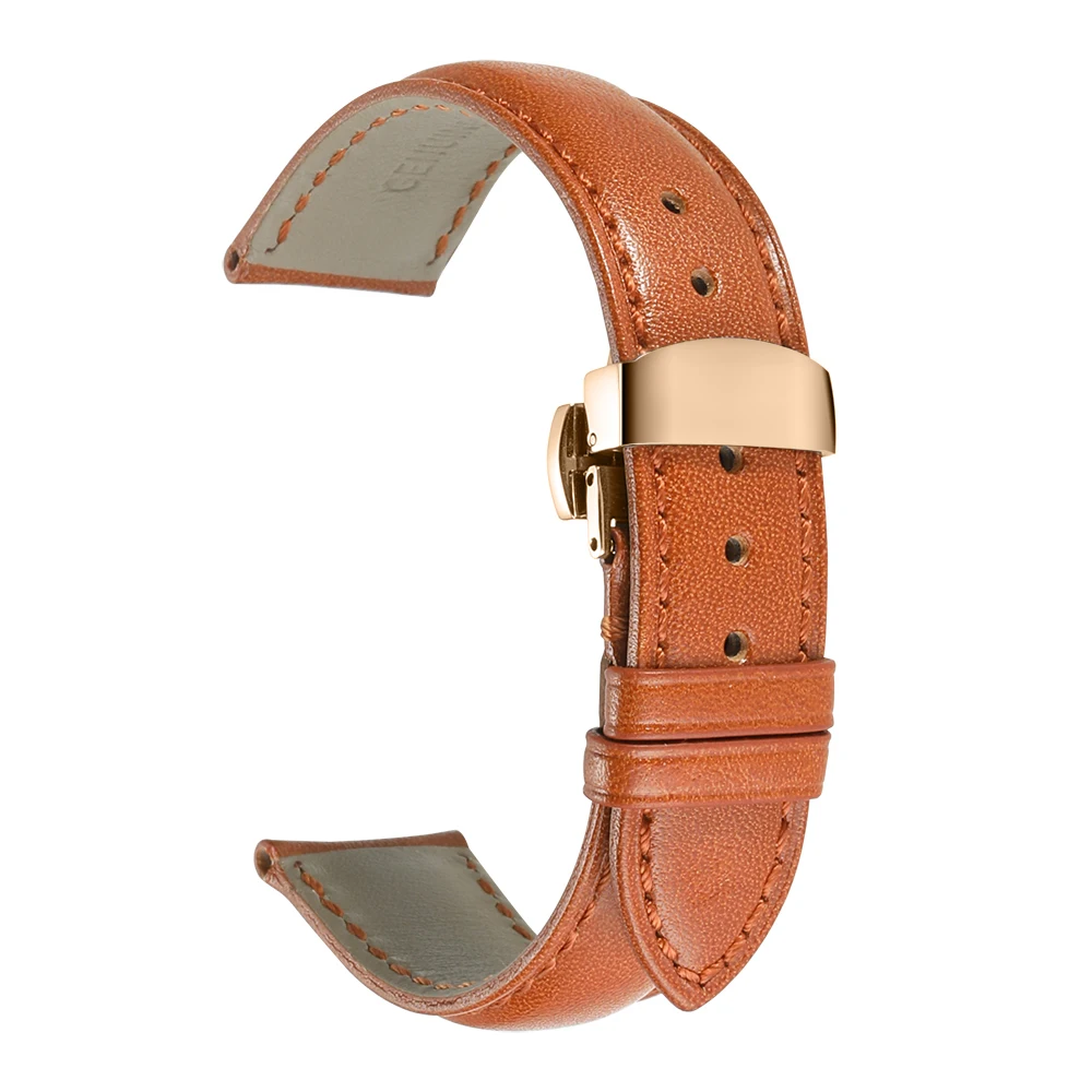 Ремешок для часов CHIMAERA из натуральной телячьей кожи 18 мм 19 20 21 22 Omega Breitling Tissot Seiko