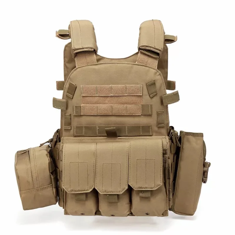 

Okali Outdoor Tactical Multi-functional Molle Expand Convenient Military Training cs shi zhan Exercises 6094 Combination Vest