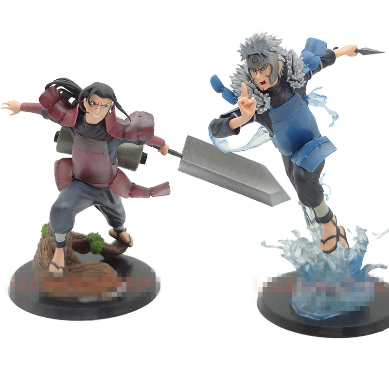 Аниме Наруто Shodai Hokage Senju Hashirama Tobirama ПВХ фигурка Коллекционная модель игрушки для