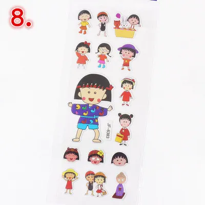 1 шт. Kawaii японский DIY Сакура Maruko наклейки Kawaii вознаграждение для детей Сакура Момоко пухлые наклейки - Цвет: 8