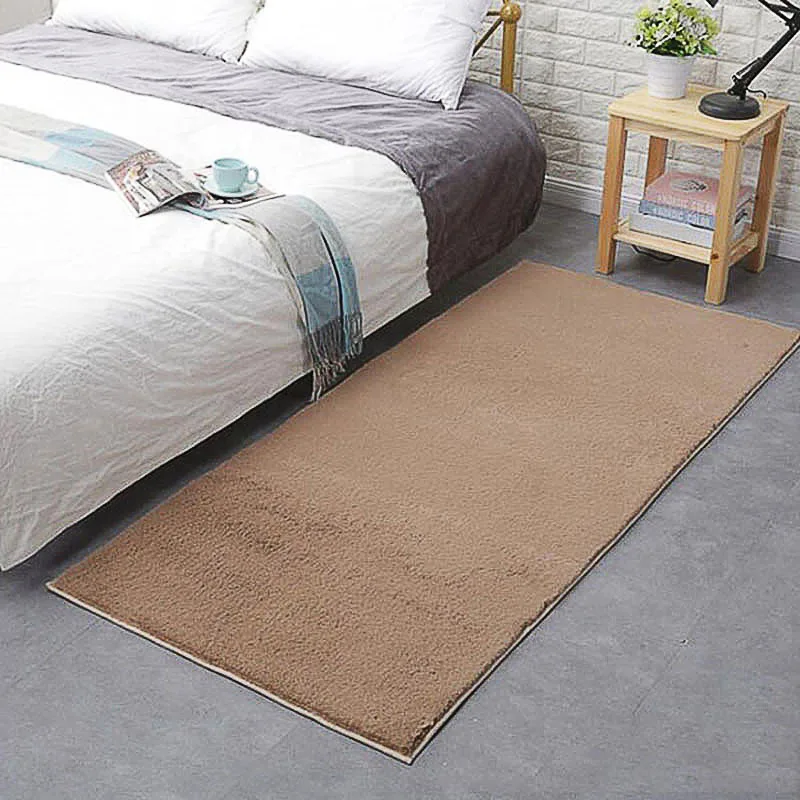 

Nacht Nachahmung Kaninchen Fell Teppich Wohnzimmer Schlafzimmer Teppich Zimmer PlÃ¼sch Pad SaugfÃ¤higen Nicht-Slip Boden Matte Tep